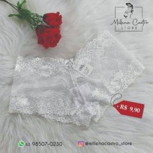 Calcinha Renda Box