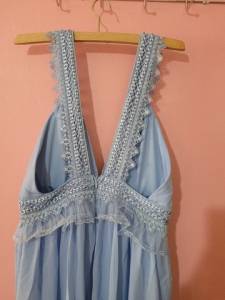 Vestido De Festa Azul Serenity