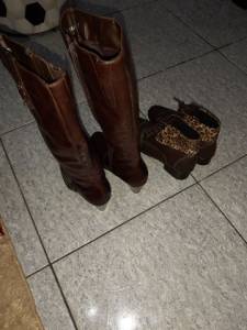 02 Botas Feminina - Troco Por Tnis Masculino
