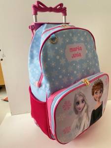 Mochila Rodinha Personalizada Com O Nome Do Pequeno(a)