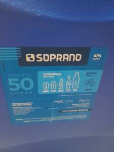 Caixa Trmica Soprano Tropical 50 Litros Nova