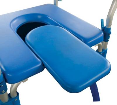 Cadeira De Abnho Em Alumnio Toda Completa Higiene E Transporte Interno