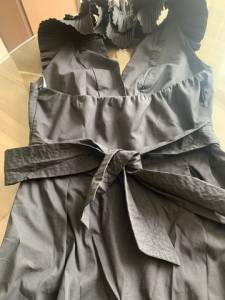 Vestido Frente nica - Preto