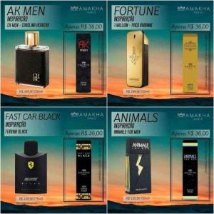 Perfumes Amakha Paris Masculinos (2 Por 60,00)