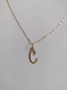 Pingente Letra C 18k