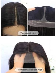 Peruca Lace Cabelo Longo Preto