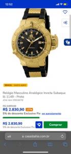 Vendo Relgio Invicta Original !