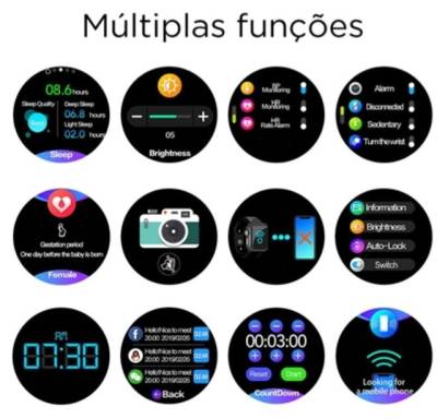 Relogio Smartwatch Inteligente (parcelo At 10x Sem Juros))