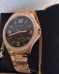 Relgio Feminino Cravejado Misto