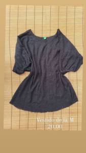 Vestido L Preto M