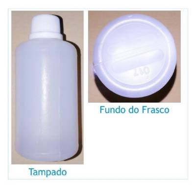 10 Frascos Tampa Reta De Rosca Com Lacre