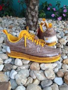 Tnis Nike Air Force 1 Experimental Brown Marrom