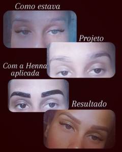 Sobrancelha Com Henna