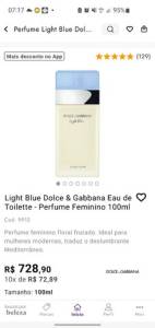 Perfume Light Blue
