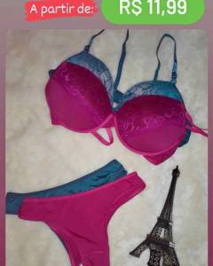 Kit Com 10 Conjuntos, Calcinha E Suti, Lingerie, Atacado