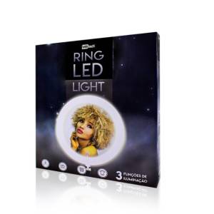 Ring Light 25,4cm 5w Usb Led Mbtech 3 Funoes Mb84371