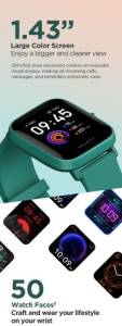 Smartwatch Amazfit Basic Bip U Pro 1.43. Gps, Sincroniza Com Strava.