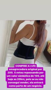 Cinta Redutora Modeladora Rvfit