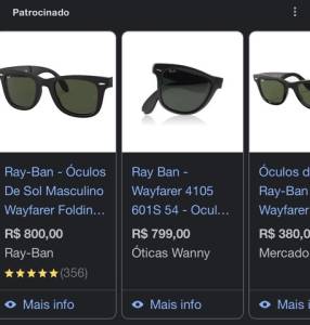 culos Ray-ban  Wayfarer Dobrvel - Polarizado Original