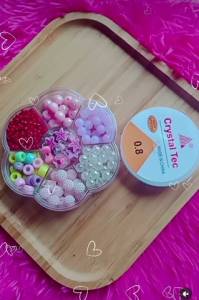 Kit Infantil Montagem De Pulseiras