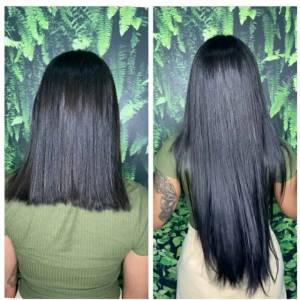 Aplicao  De Mega Hair