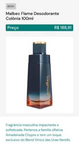 Malbec Flame Desodorante Colnia 100ml