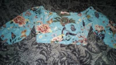 Cropped Azul Da Tile 60 Reais