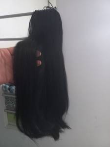 Cabelo Preto Liso Cheio