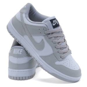 Tnis Nike Sb Dunk Cinza E Branco + Caixa Importado