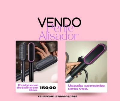 Pente/escova Alisadora Seminova