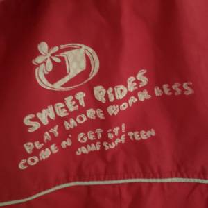 Casaco Esportivo Jamf Surf Vermelho Tamanho M Usado