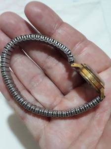 Relgio Technos Feminino  Antigo A Corda Funcionando Perfeitamente