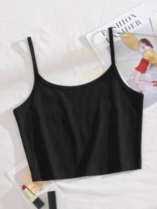 Top Preto Novo Da Shein