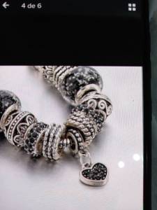 Luxuoso Bracelete Em Cristais Austracos ,estilo Pandora