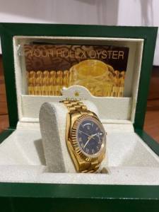 Lindo Rolex Banhado A Ouro 18k Linha Premium