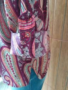 Camisa Algodo Arabescos Tam. G