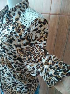 Camisa Oncinha Viscose Tam. M