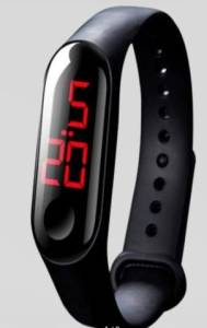 Relgio De Pulso Digital Com Led Unissex Esportivo
