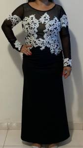Vestido Manga Longa