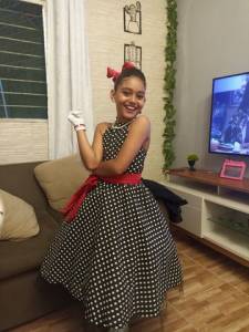 Fantasia Vestido Anos 60