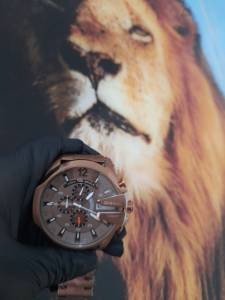 Relgio Diesel 10 Bar Funcional Entrega Grtis Bronze