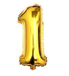 Balo Metalizado Numeros Ballon 16 40cm  Letter Wb Cn499 - 1