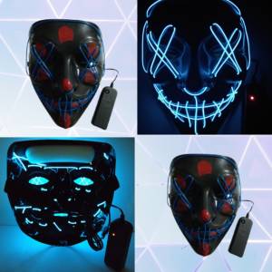 Mscara Led Cosplay/hallowen/festival-am