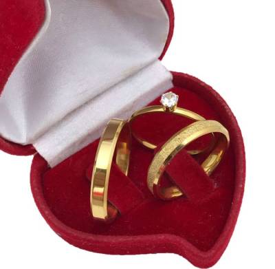 Alianas Inoxidvel Banhado A Ouro