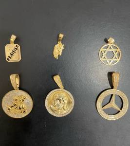 Pingentes Banhado A Ouro 18k