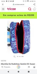 Mochila De Rodinhas Sestini Dc Super Hero Girls