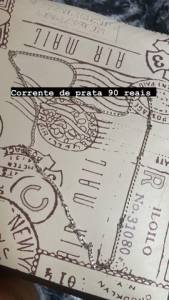 2 Corrente Prata  Banhada A Ouro