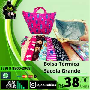 Bolsa Trmica Sacola Grande 5001hr 38,00