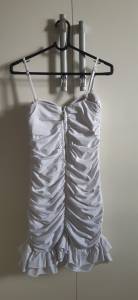 Vestido Branco, Tamanho P.