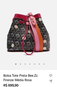Bolsa Tote Preta Arezzo